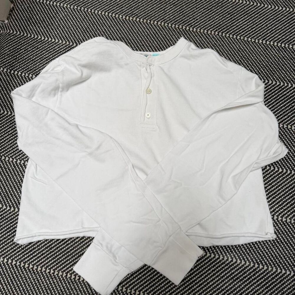 Brandy-melville Women's White Shirt